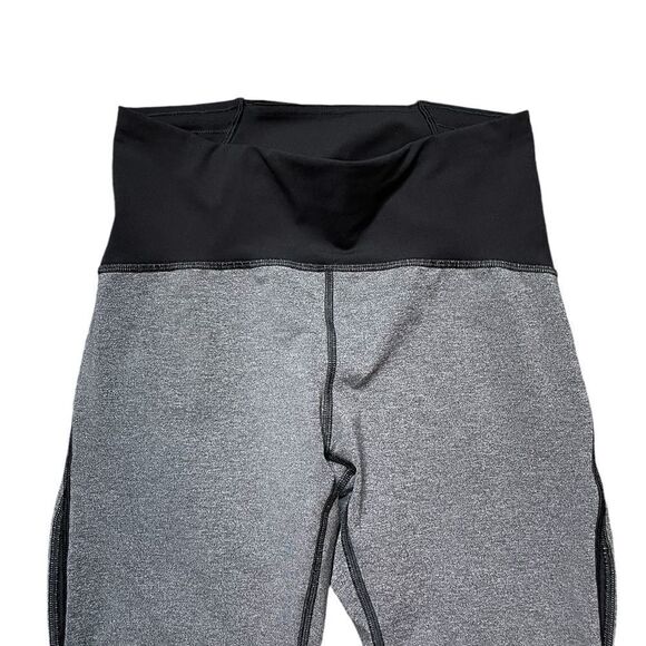 LULULEMON Train Times Crop 17" Heathered Black Size 8 - Picture 7 of 14